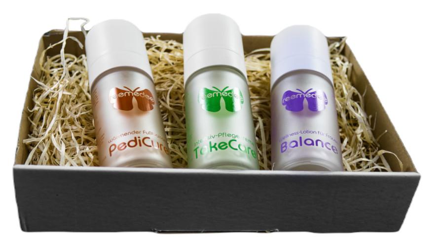 3 Airless Dosen in einer Box mit Holzstroh, lebendig, gesund