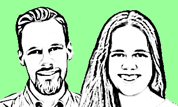 Sara & David Meiß, Gründer von reemedee; PopArt